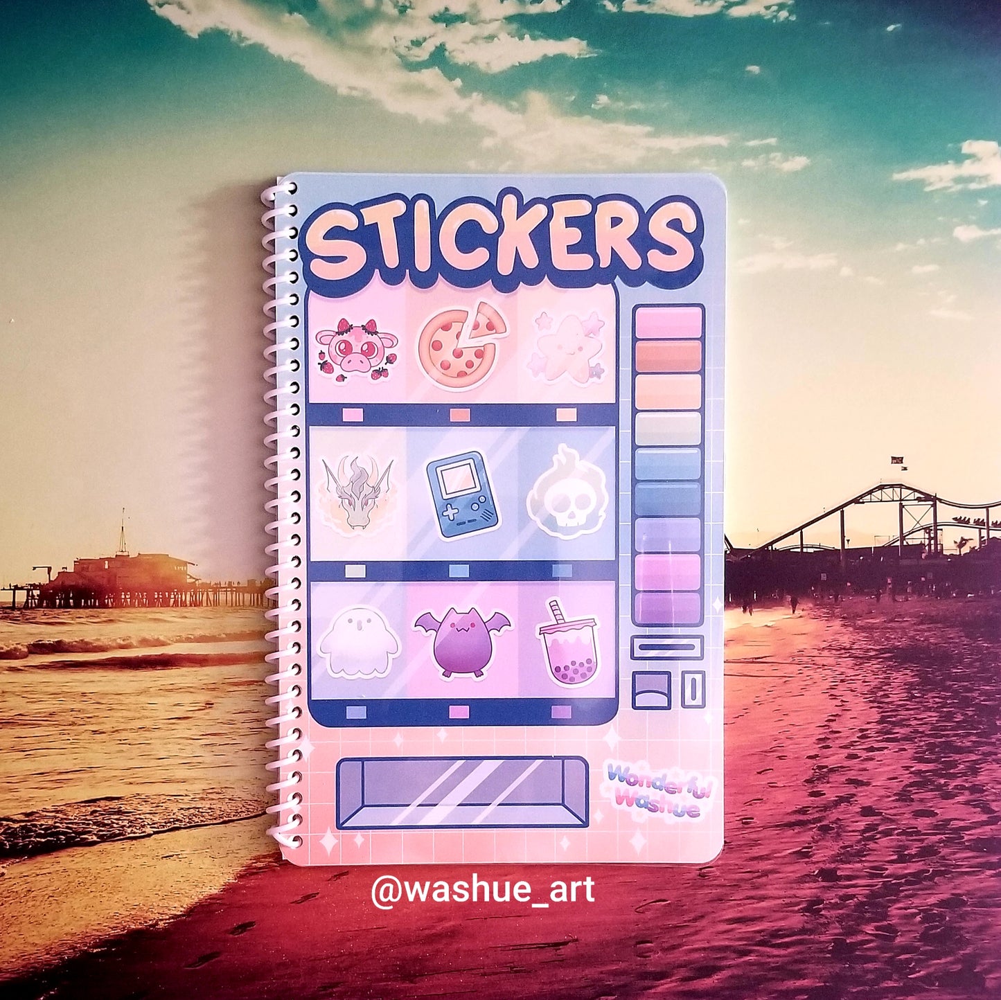 Vending Machine Ita Sticker Book