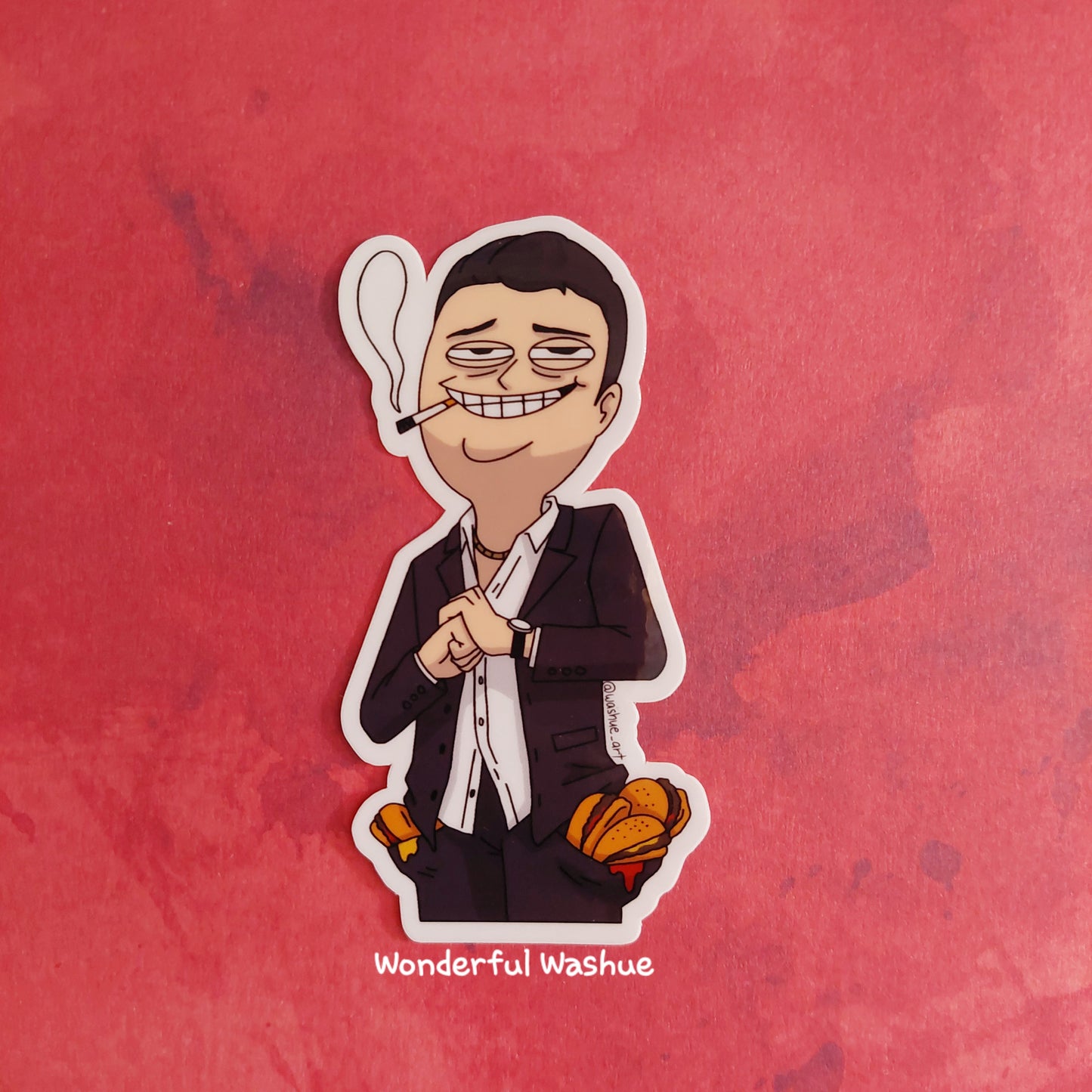 Kiryu Burgerpants Vinyl Sticker