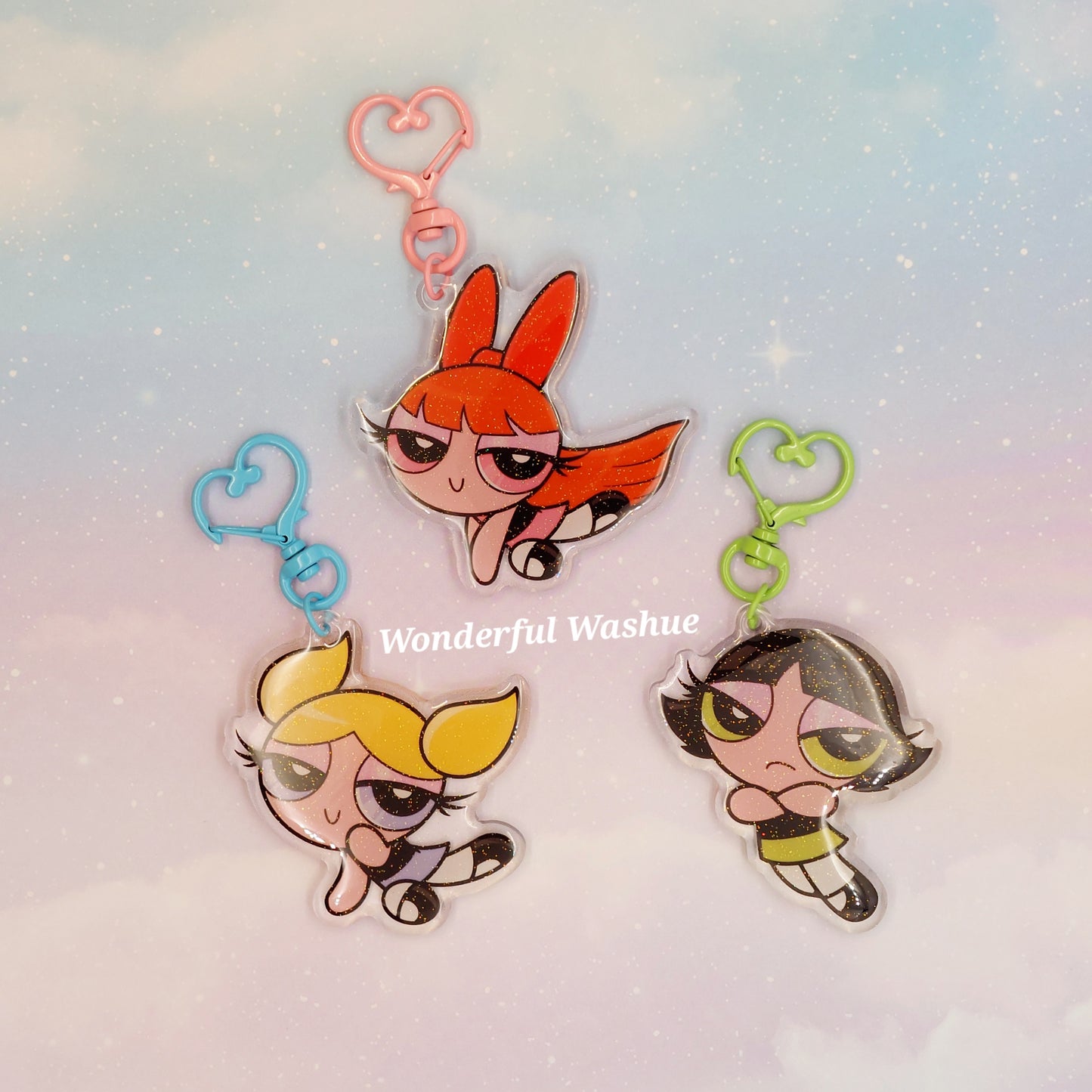 Power Puff Girls Keychains