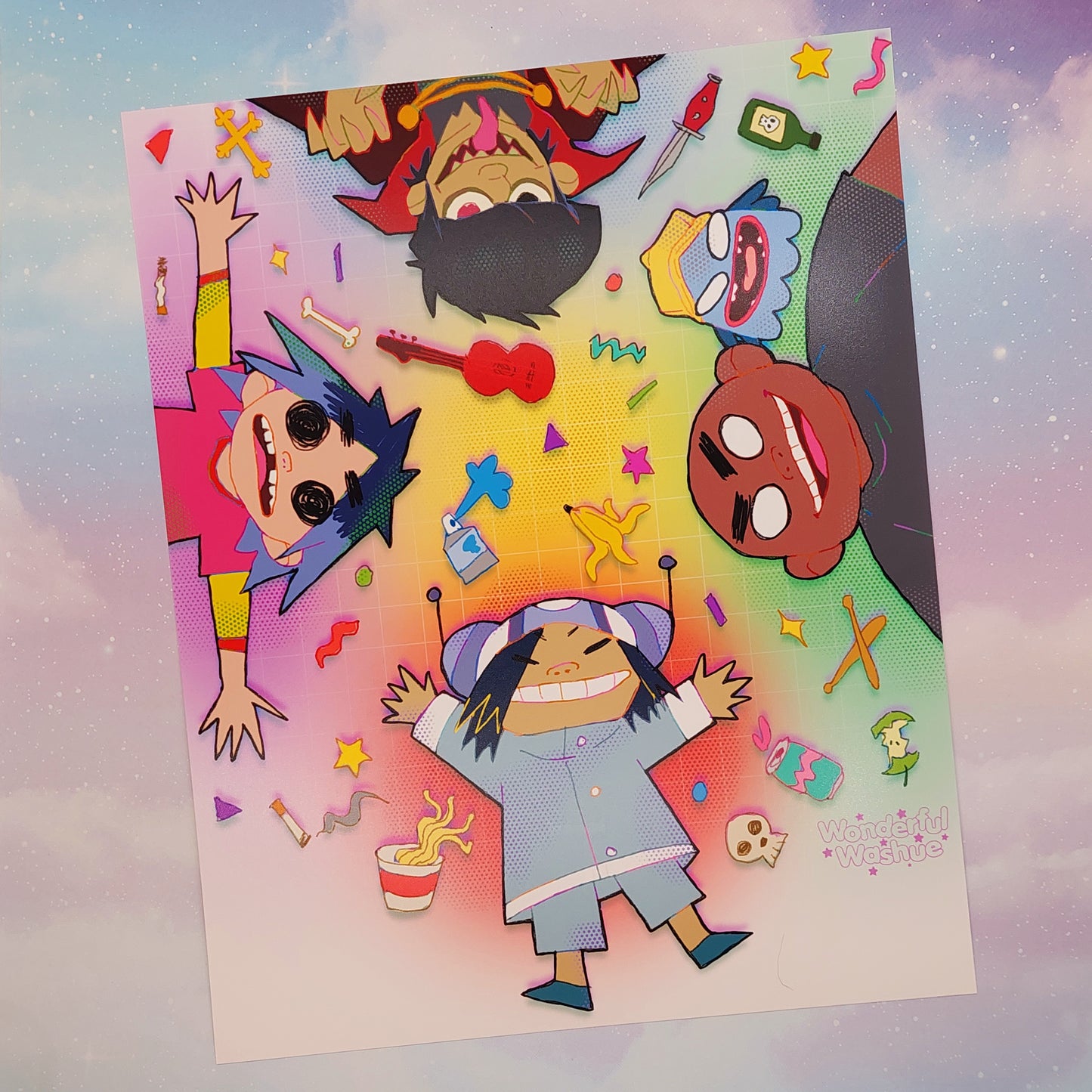 Gorillaz Prints | Satin Finish