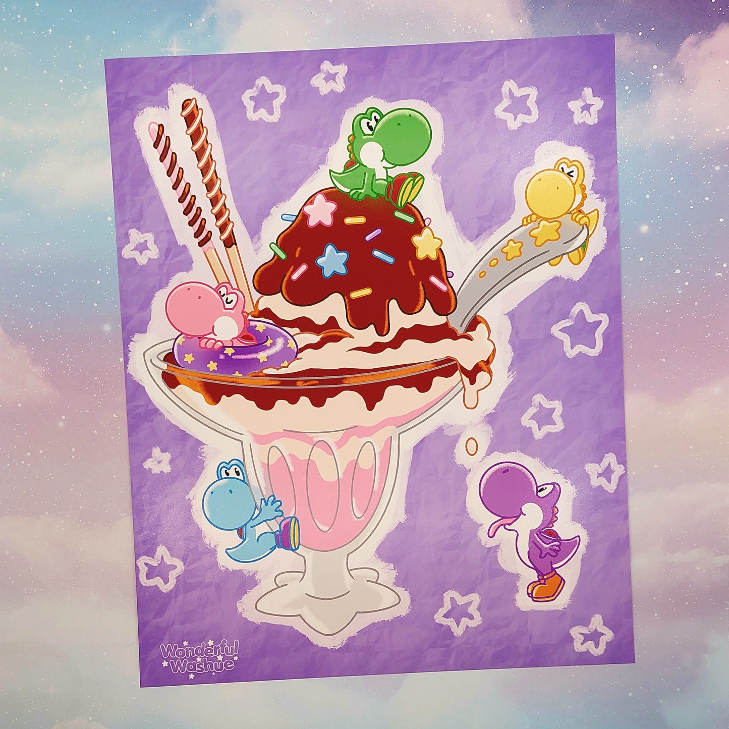 Yoshi Sundae 8x10 Print | Satin Finish