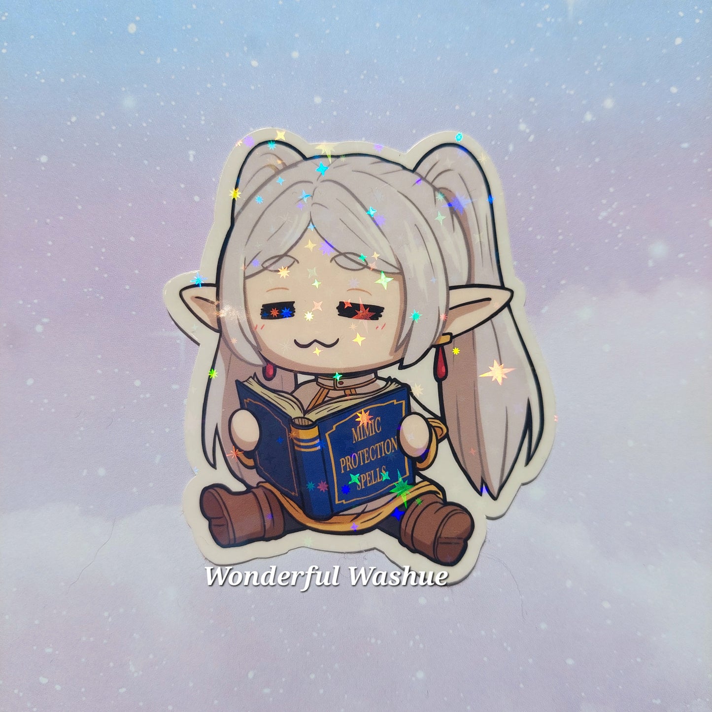 Frieren Holo Vinyl Sticker