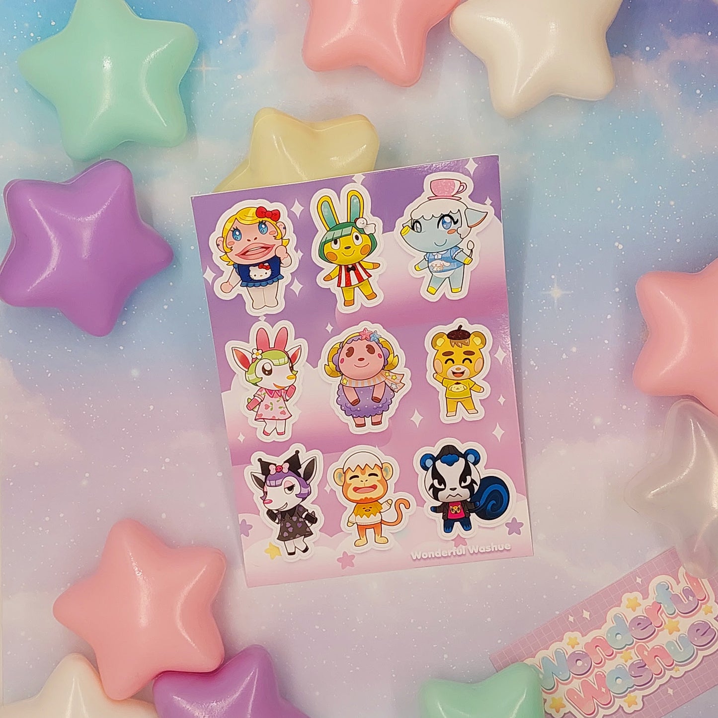 Sanrio Villagers Sticker Sheet