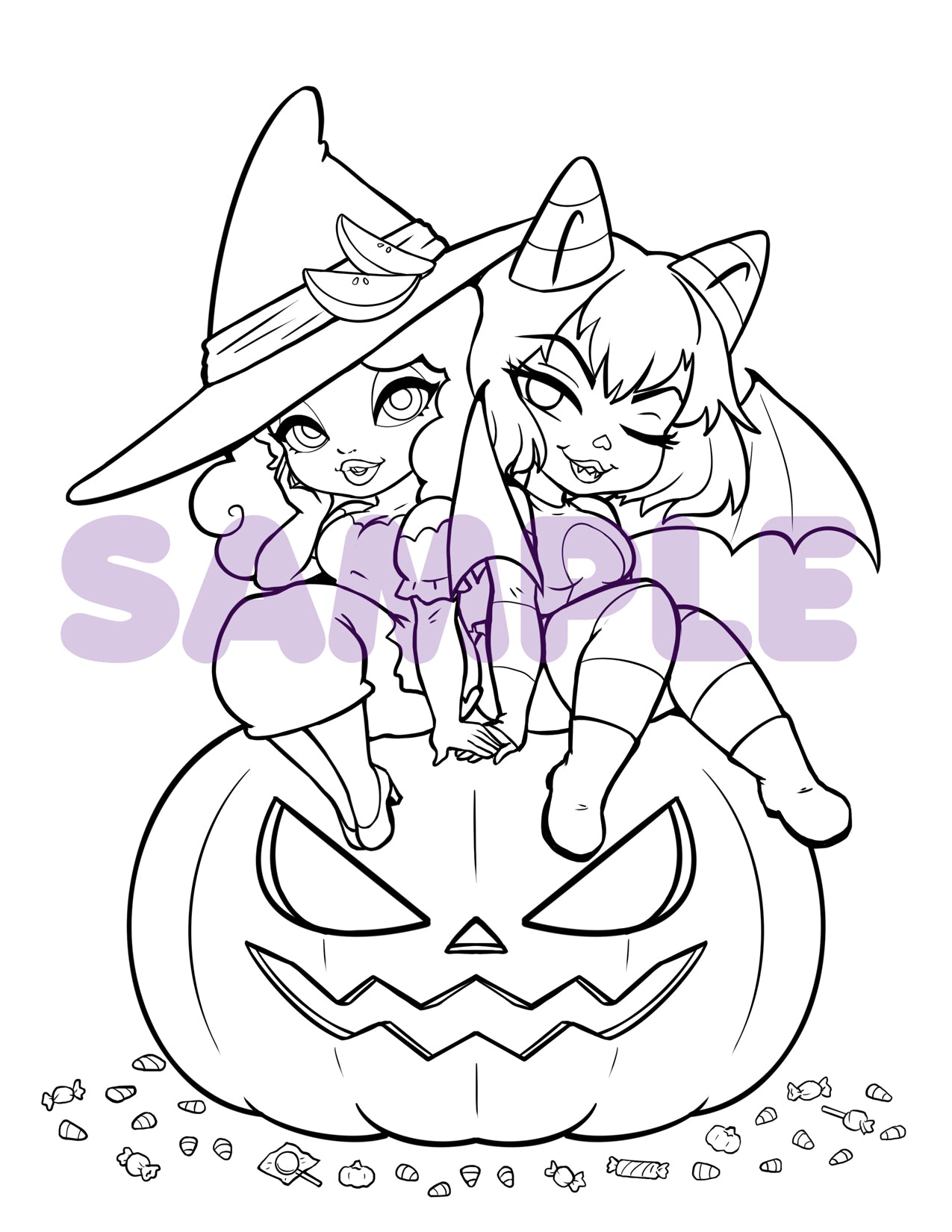 Halloween Coloring Page