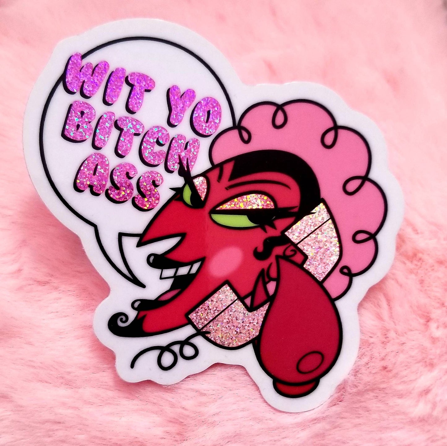 HIM Holographic Sticker