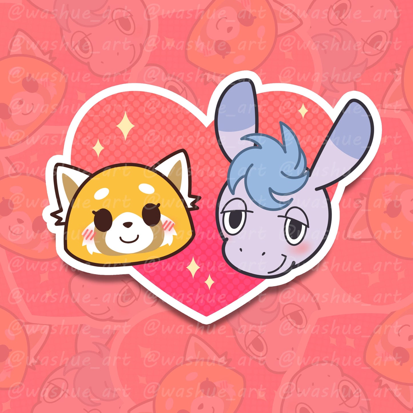 Retsuko x Tadano Vinyl Sticker