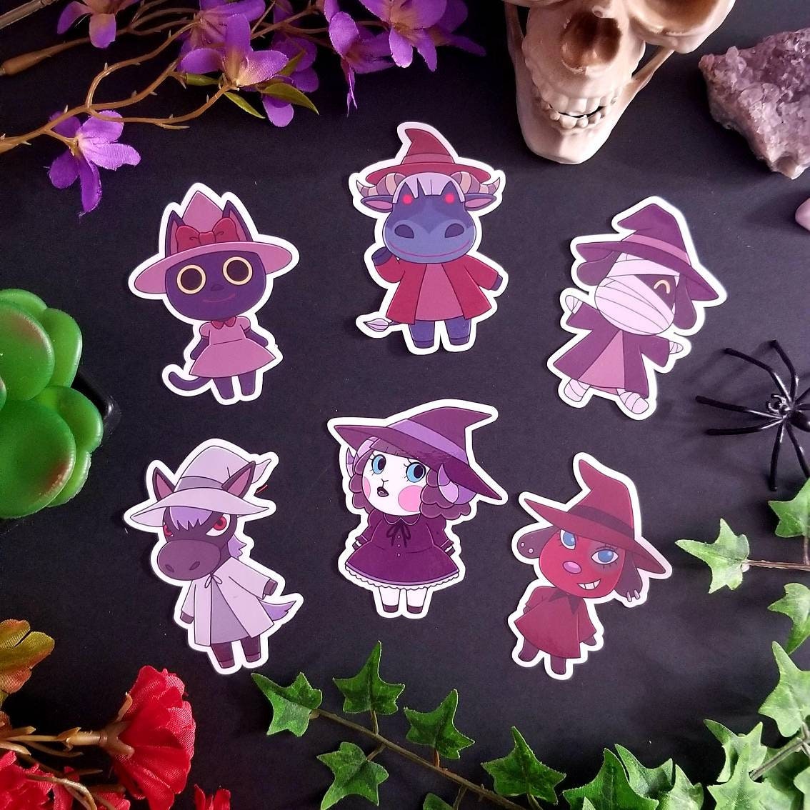 Villager Witches Vinyl Stickers