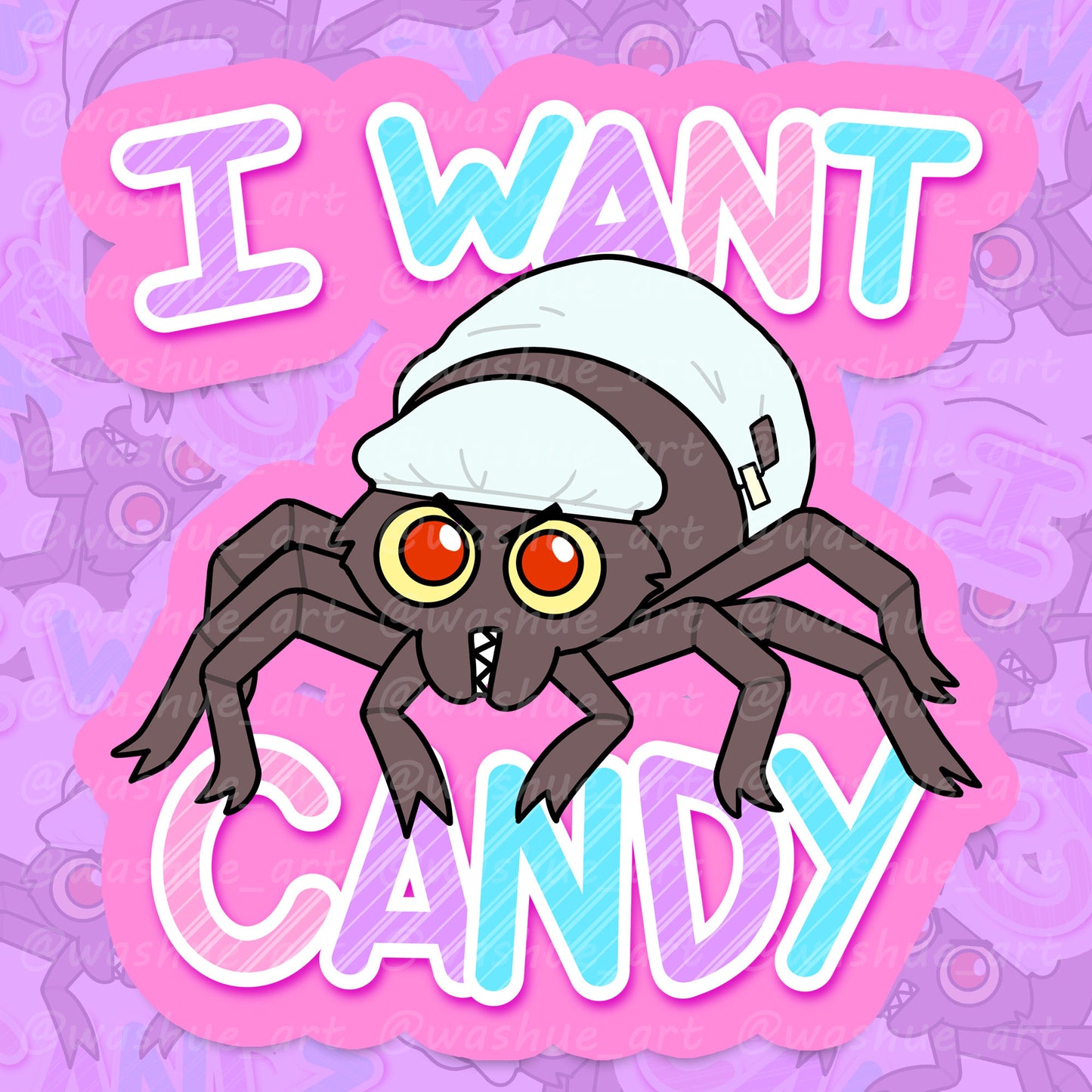 MC Pee Pants Candy ATHF Vinyl Sticker