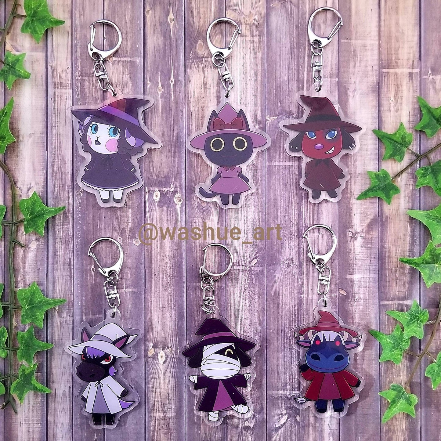 Villager Witches Acrylic Charms