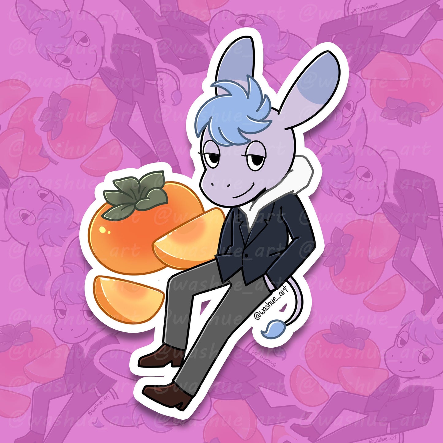 Tadano Persimmon Vinyl Sticker