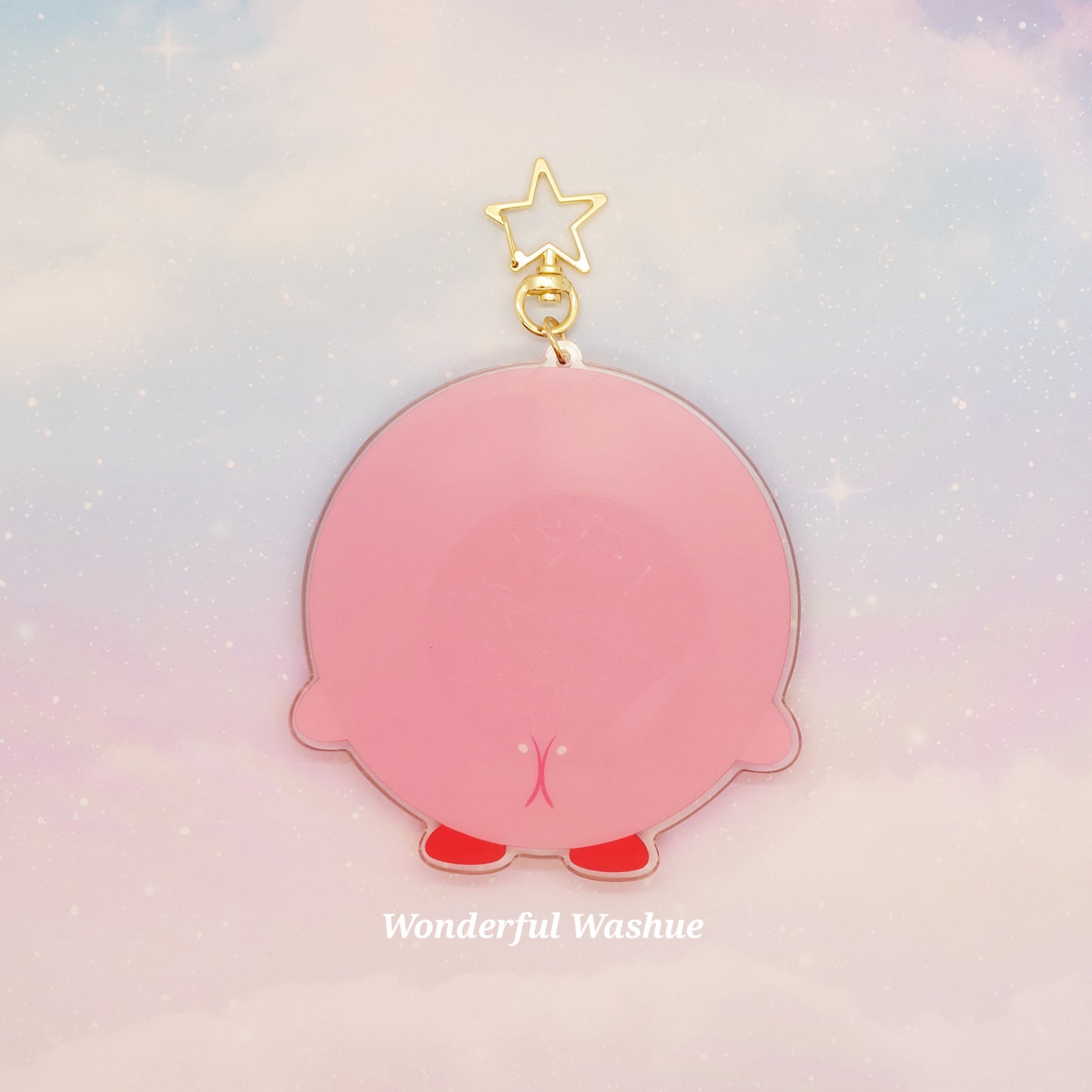 Kirby Shaker Keychain