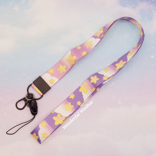 Cloudy Stars Lanyard