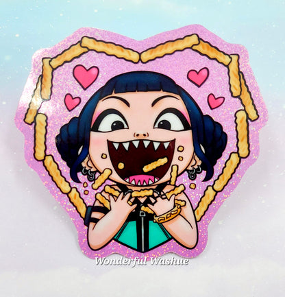 Holographic K-pop Demon Hunter Stickers