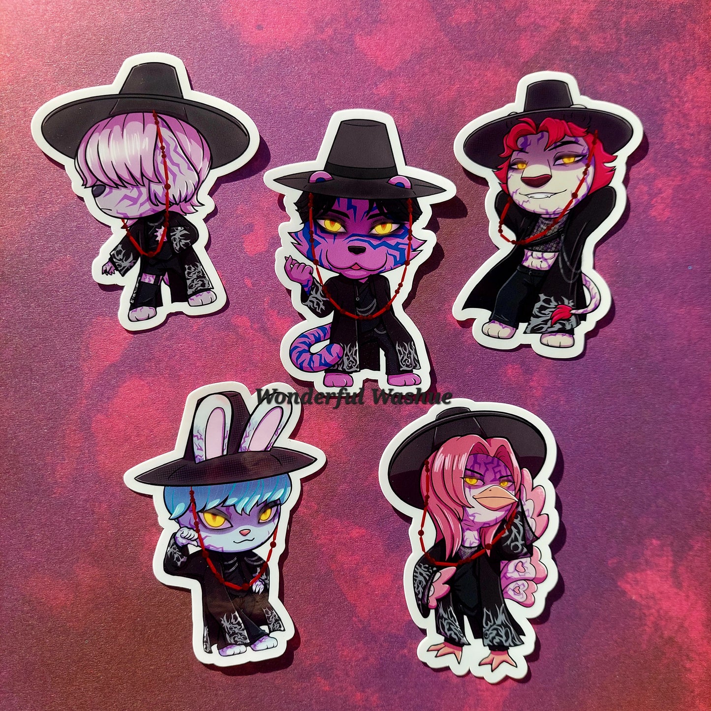 K-pop Demon Hunter Villager Stickers