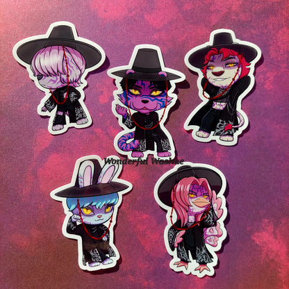 K-pop Demon Hunter Villager Stickers