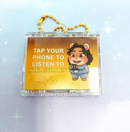 Huntrix Villagers Mini CD Keychain