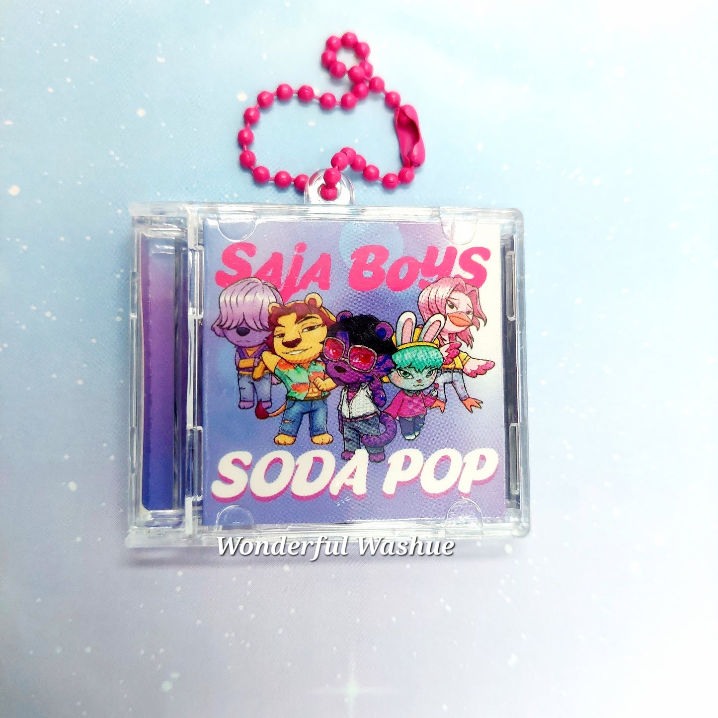 Saja Boys Villagers Mini CD Keychain
