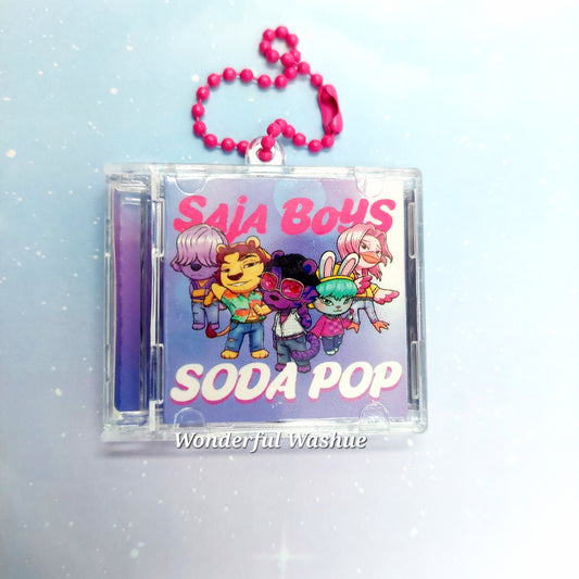 Saja Boys Villagers Mini CD Keychain