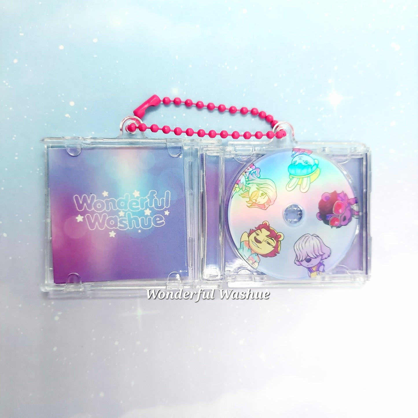 Saja Boys Villagers Mini CD Keychain