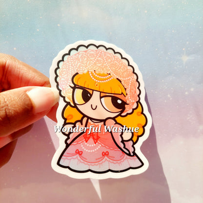 EGL Fashion Power Puff Girls Holo Vinyl Stickers