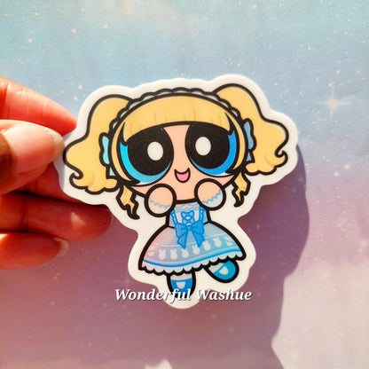 EGL Fashion Power Puff Girls Holo Vinyl Stickers