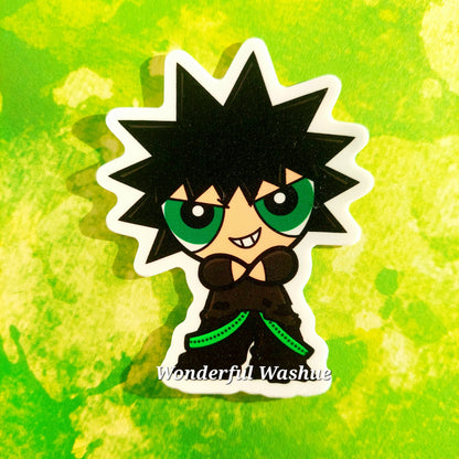 Alt PowerPuff Girls/ RowdyRuff Boys Matte Vinyl Stickers