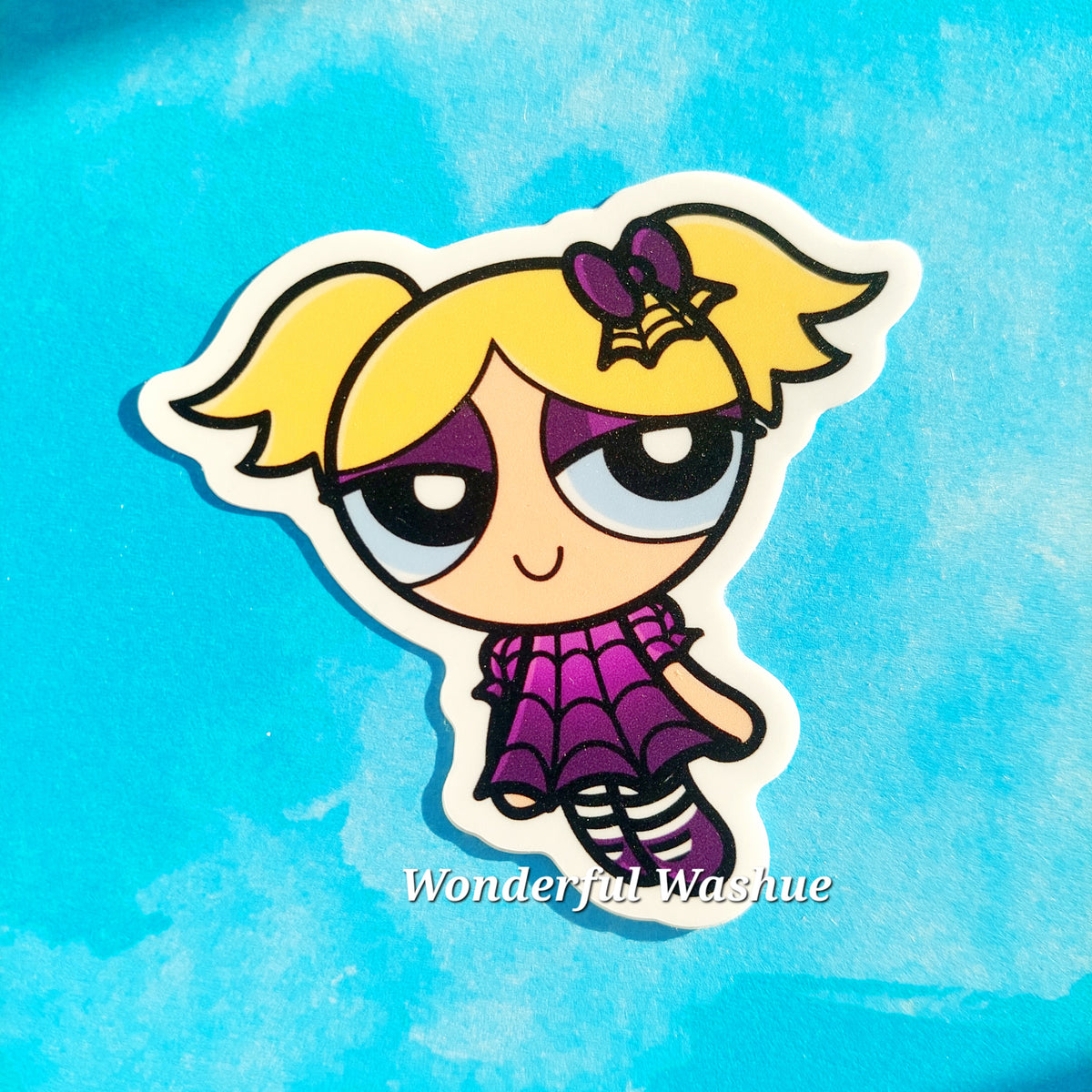 Alt PowerPuff Girls/ RowdyRuff Boys Matte Vinyl Stickers