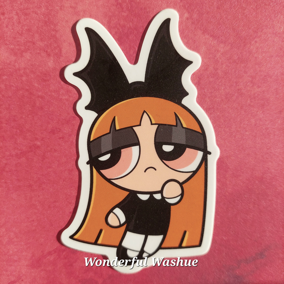 Alt PowerPuff Girls/ RowdyRuff Boys Matte Vinyl Stickers