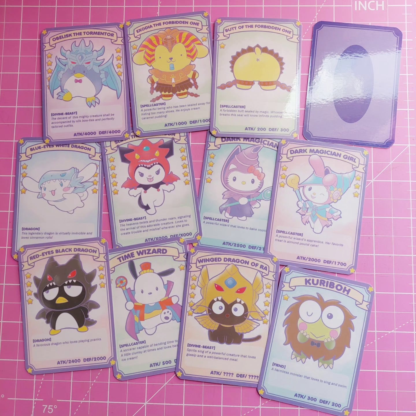 Sanrio x Yugioh Trading Cards