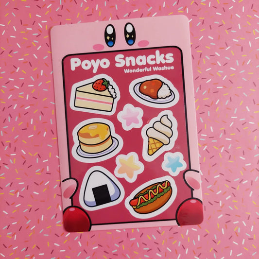 Poyo Snacks Sticker Sheet
