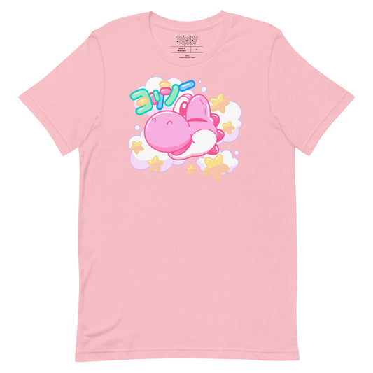 Pink Kawaii Yoshi Unisex T-Shirt