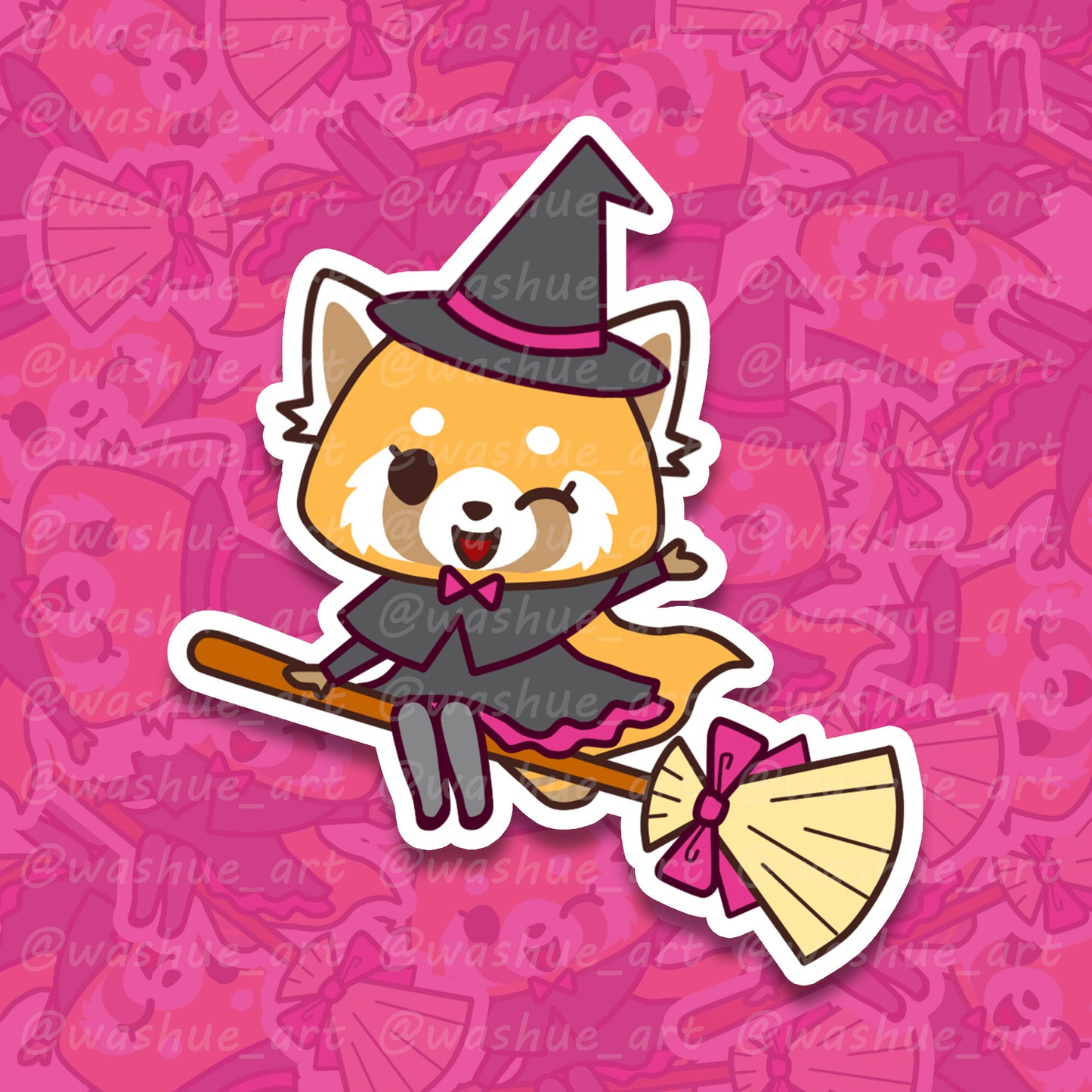 Witch Retsuko Vinyl Sticker