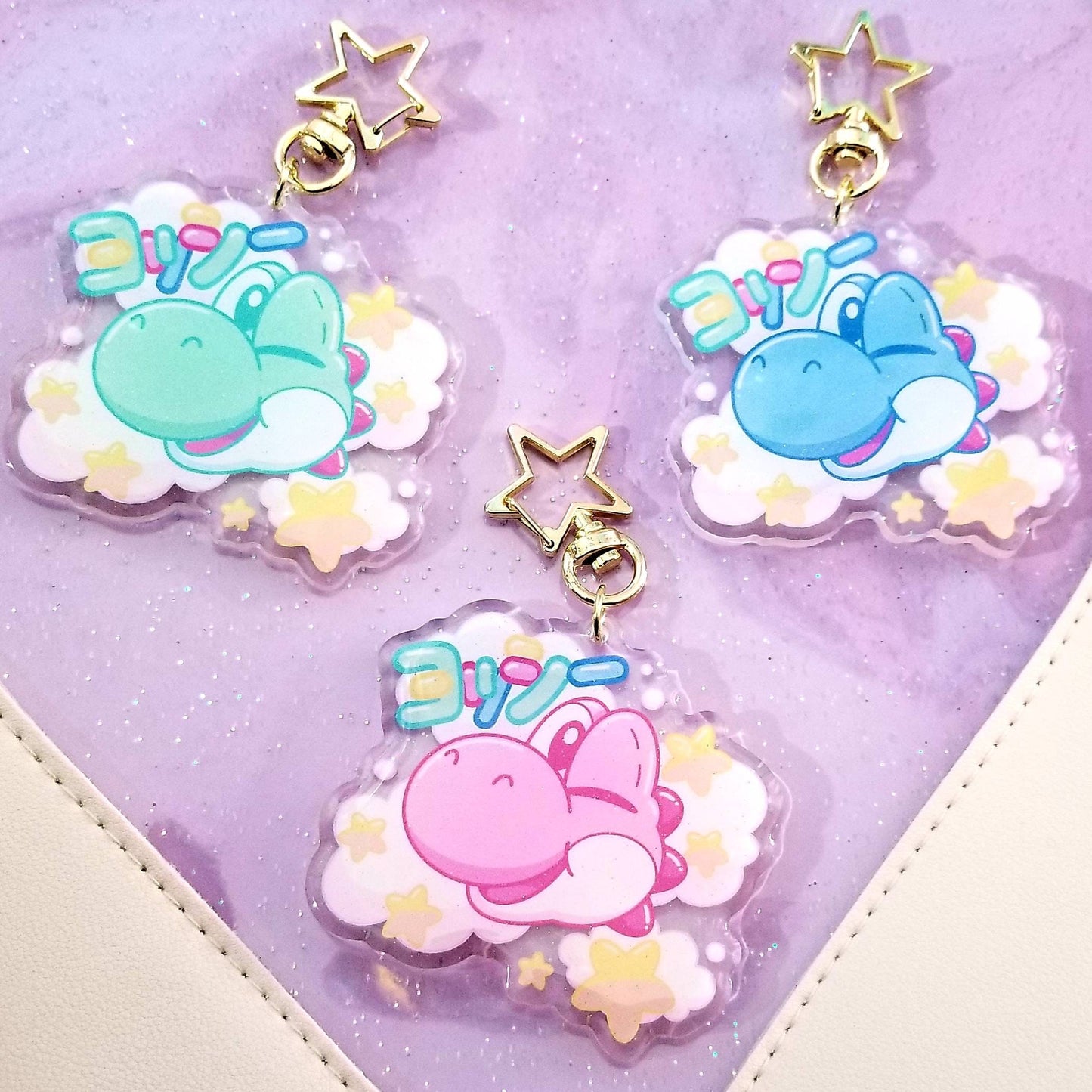 Kawaii Yoshi Acrylic Charm